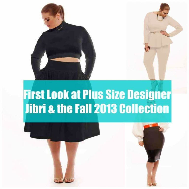 Jibri Plus Size Fall 2013 Collection