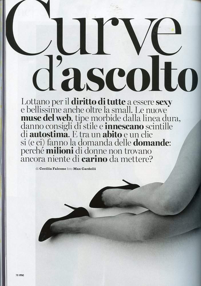 Marie Claire Italia Plus Size Editorial
