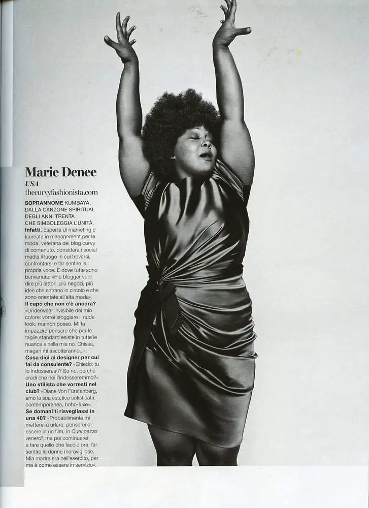 Marie Claire Italia Plus Size Editorial