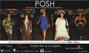 POSH Fashion Week Los Angeles Plus Size fashion SHow