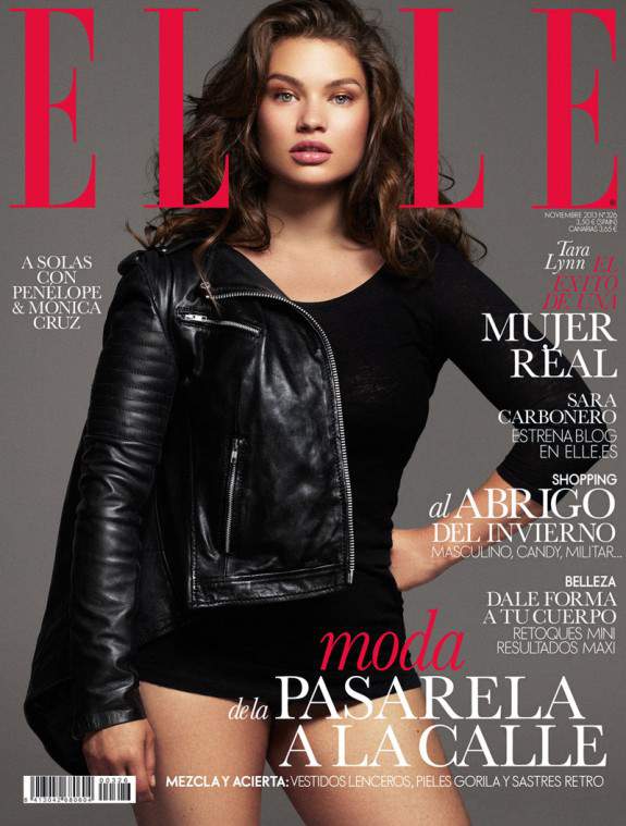 Tara Lynn on the Cover of Elle Spain