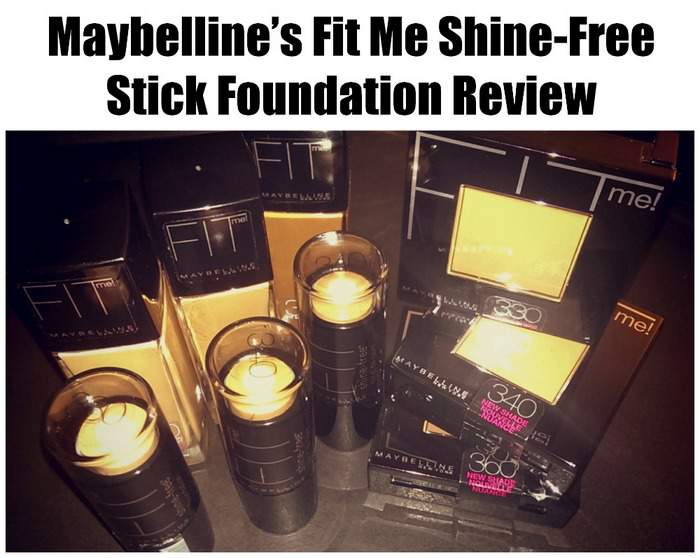 Maybelline Fit me Shine Free stick foundation review