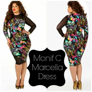 Monif C Marcella Dress Print