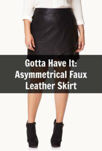 Plus Size Faux Leather Skort from Forever 21 front fetaured