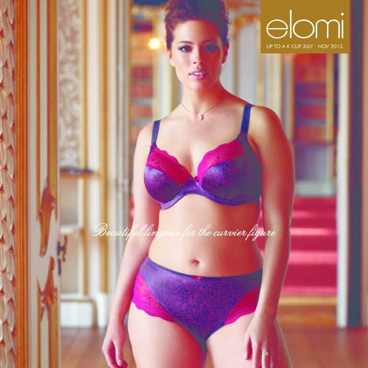 Elomi Lingerie Fall 2013 featuring Ashley Graham