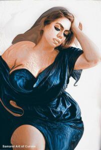 sensual art of curvy women by samarel featured on The Curvy Fashionista