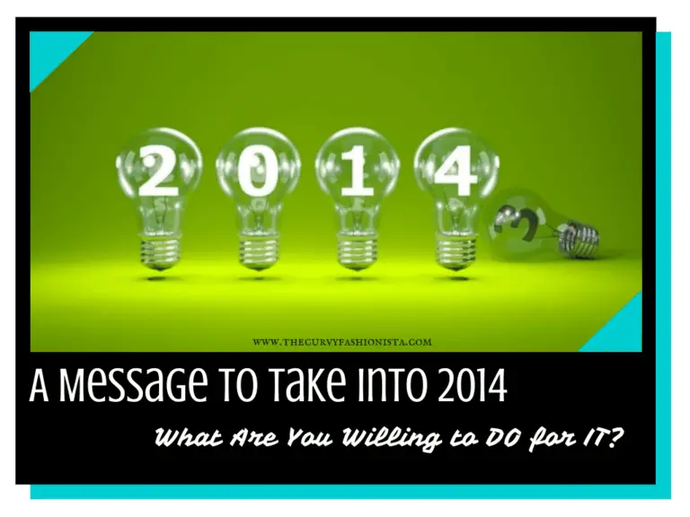 A Message to Take Into 2014