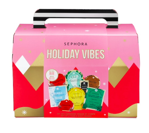 Sephora Collection Holiday Vibes Set of 8 Face Body Masks