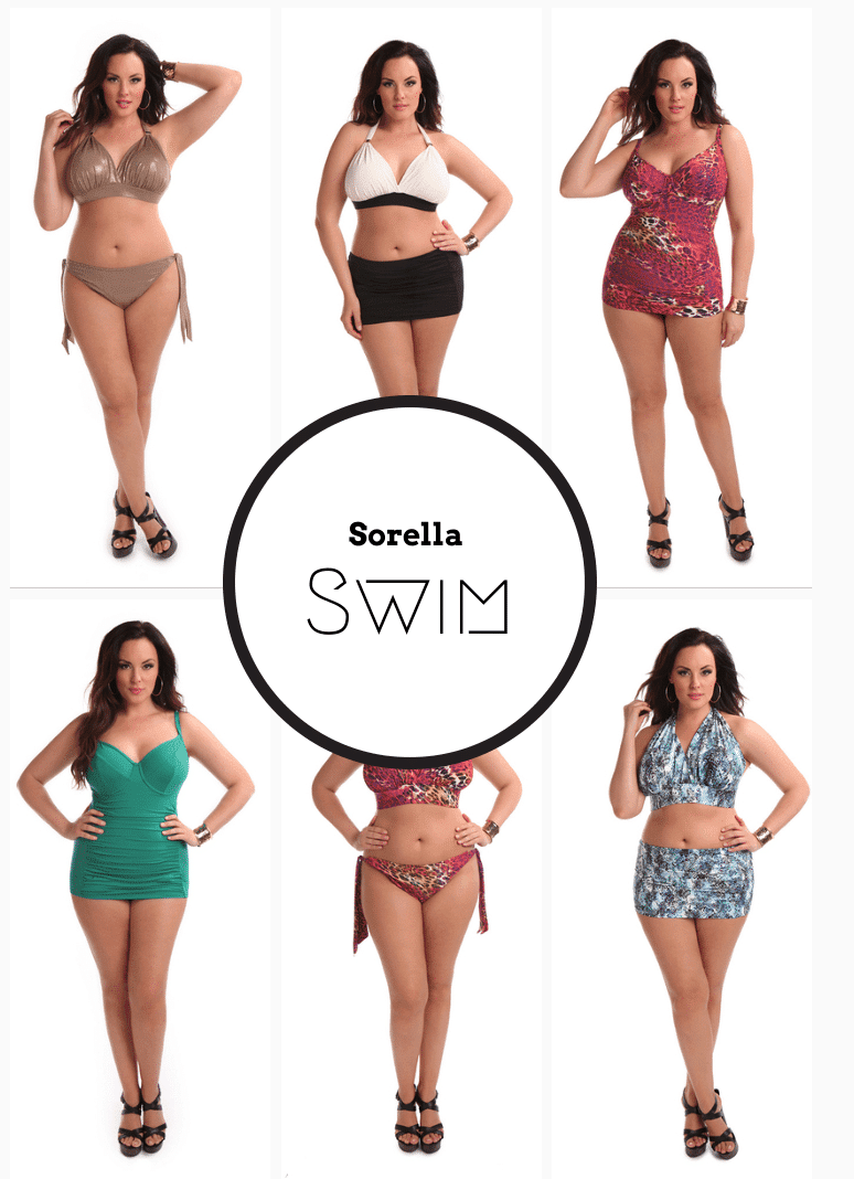 Plus Size Swim: Sorella Swim 2014 Collection on The Curvy Fashionista