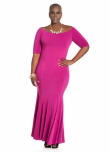 Ashley Stewart MERMAID MAXI DRESS