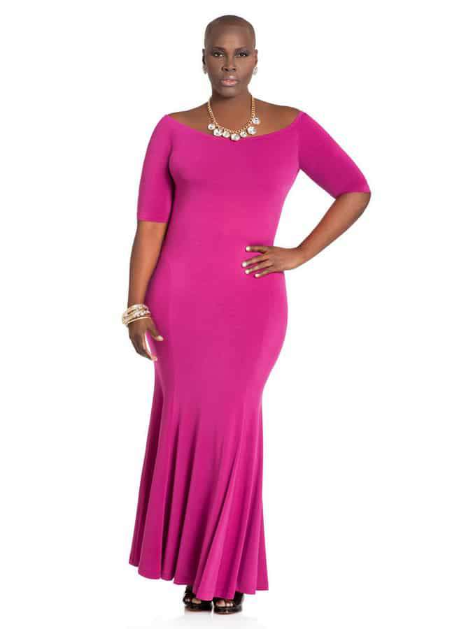 Ashley Stewart MERMAID MAXI DRESS 