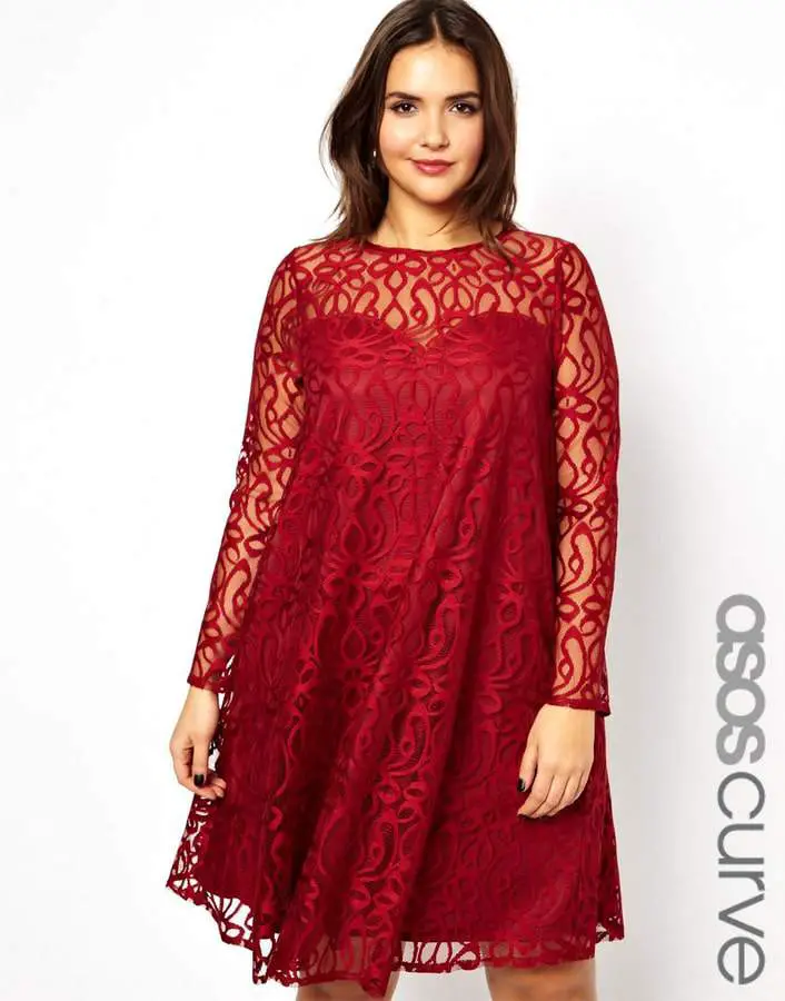 ASOS CURVE Exclusive Swing Dress