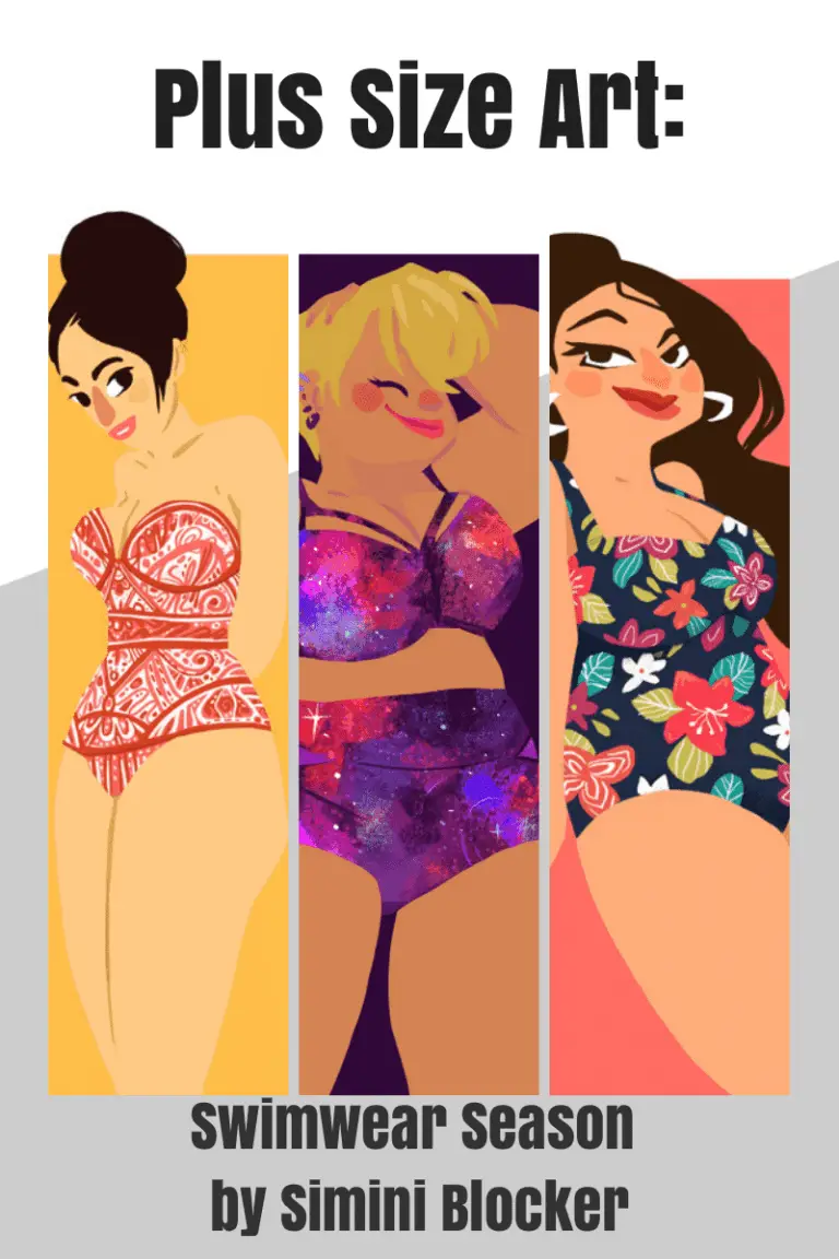 Swimwear Season by Simini Blocker on The Curvy Fashionista