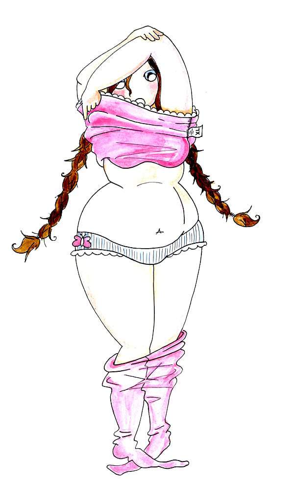 undressing by cyrelle- Plus Size Art on The curvy Fashionista