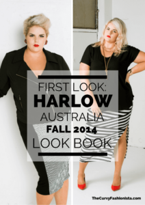 Plus size designer HARLOW Australia Fall 2014 Look Book on The Curvy Fashionista