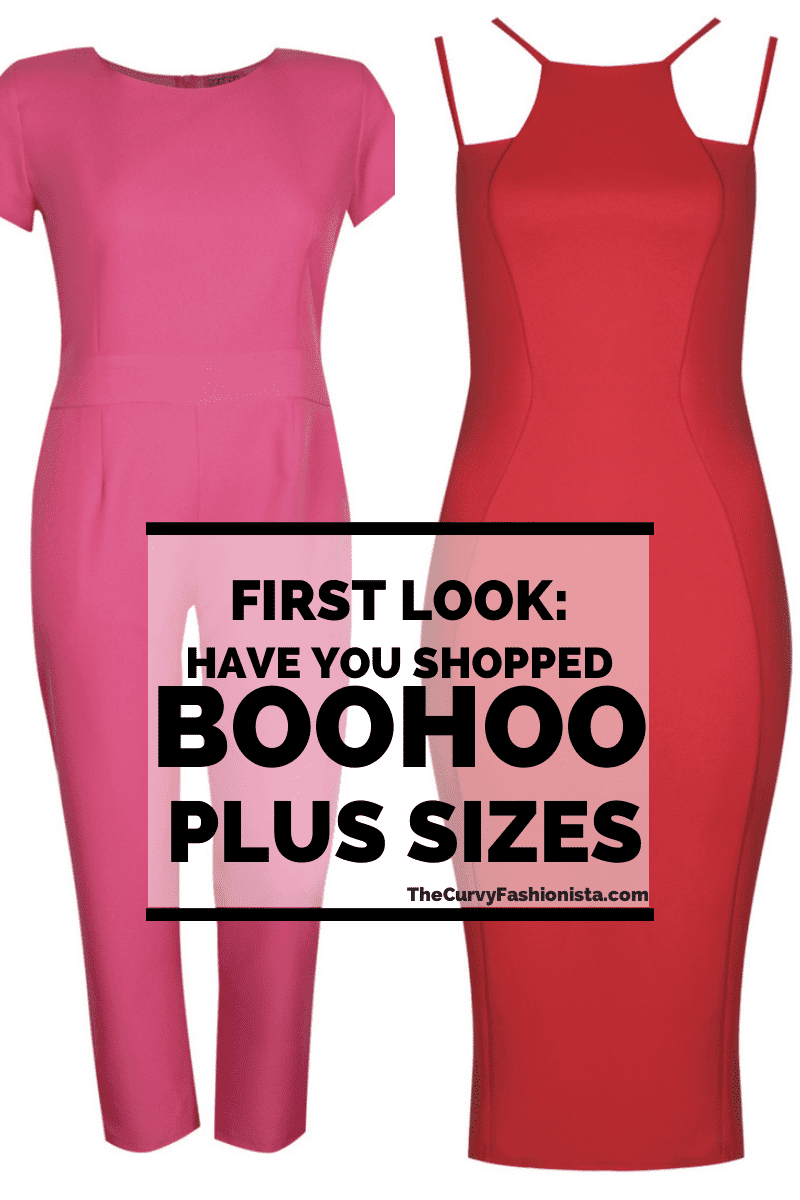 BooHoo Plus Sizes Collection on The Curvy Fashionista