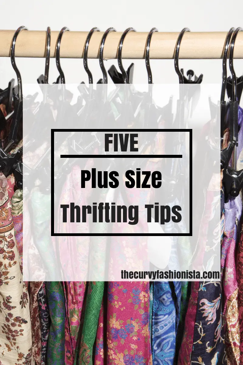 five plus size thrifting tips on The Curvy Fashionista