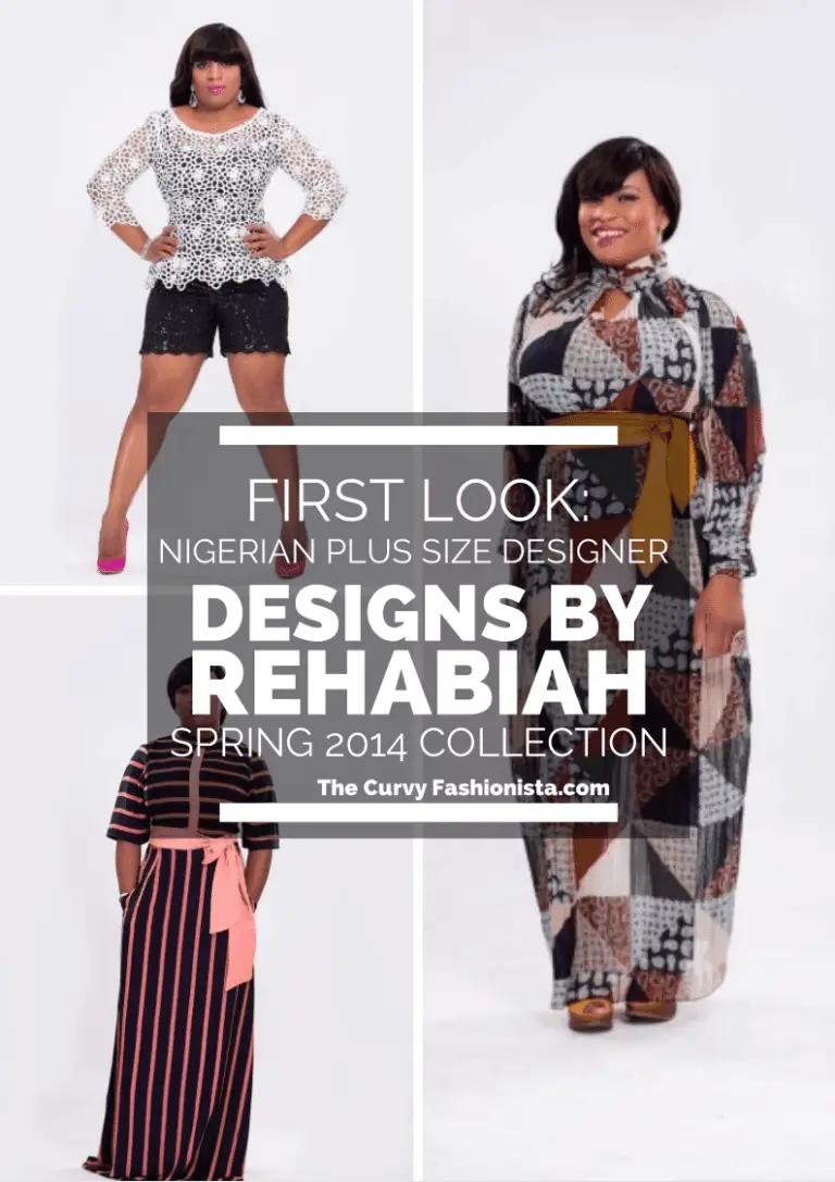 First Look: Nigerian Plus Size Designer Collection- Designs by Rehabiah
