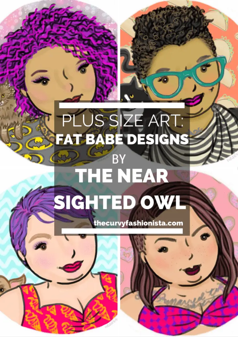 Plus Size Art: Fat Babe Designs by The NearSighted Owl