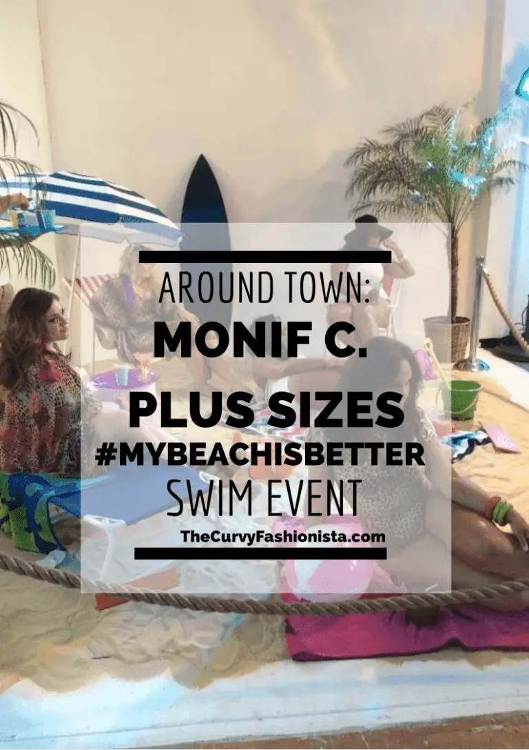 Monif C Plus Sizes #MyBeachISBetter Swim Event