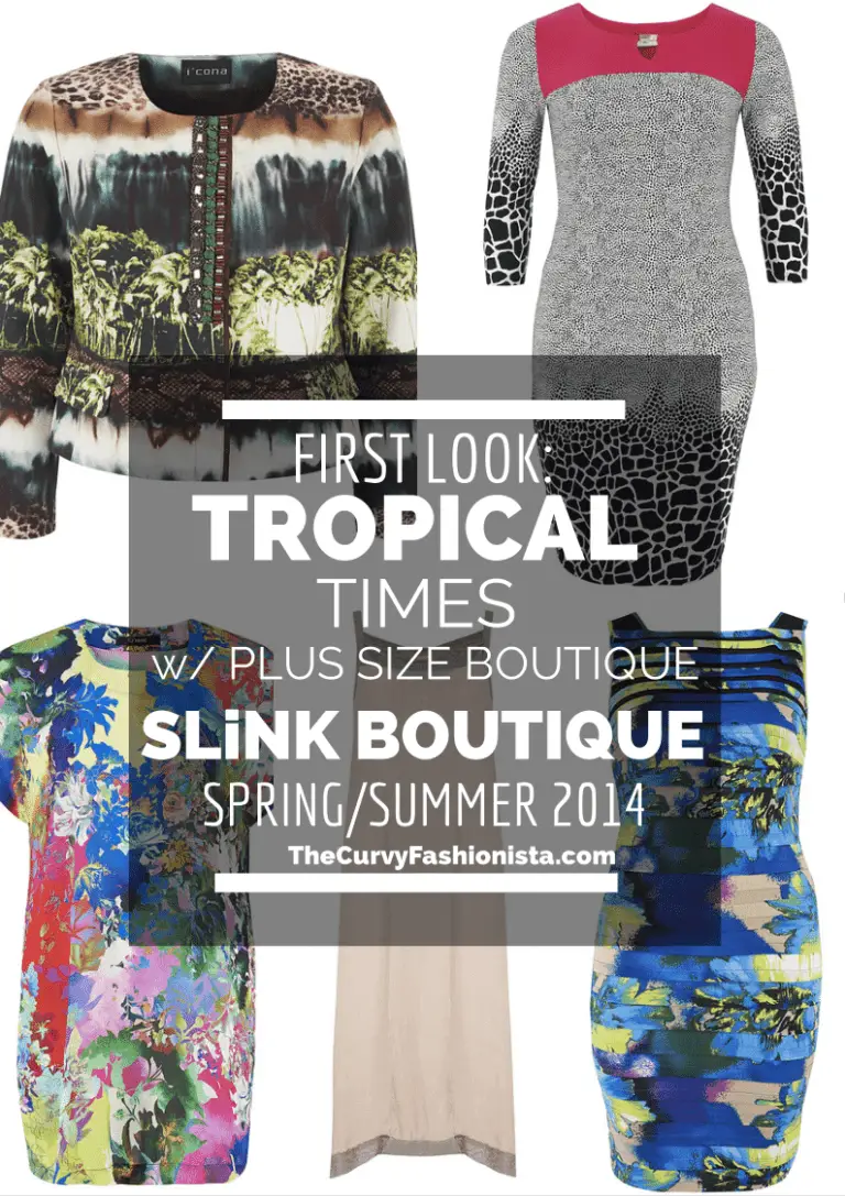 Tropical Times with Plus Size Boutique- SLiNK boutique on The Curvy Fashionista
