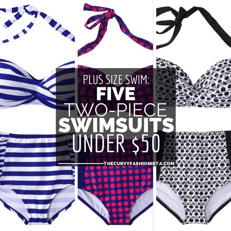 5 Plus Size Two Piece Swimsuits Under $50