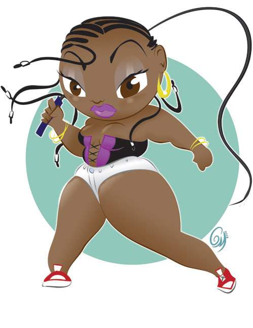 Plus Size Art on The Curvy Fashionista-Heavy Response Unit Rosie by Thickstyle