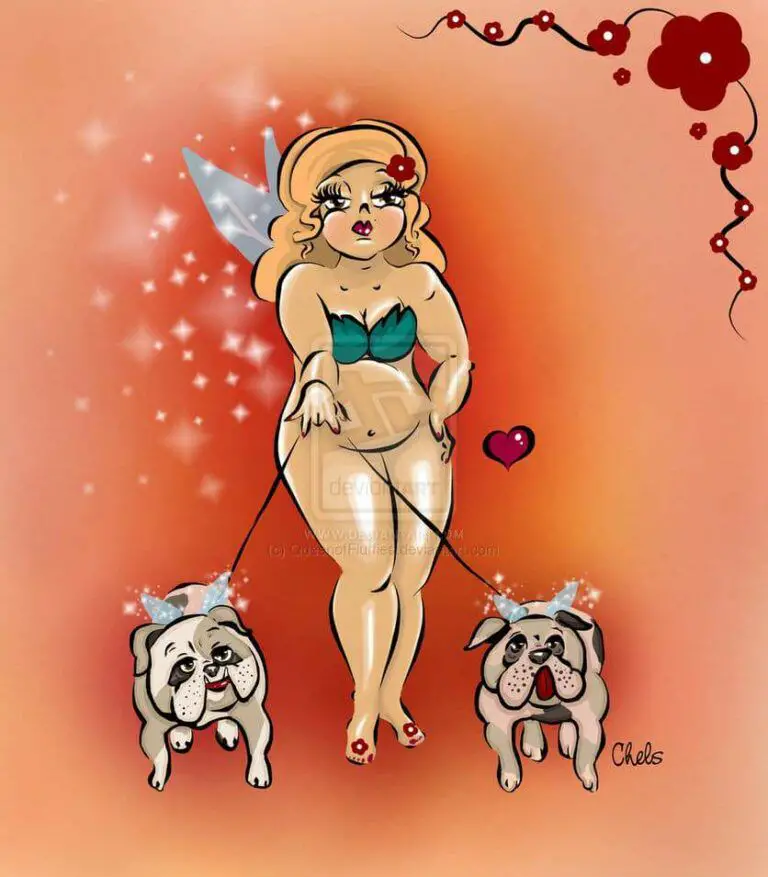 PLUS SIZE ART- Fluffy Fairies by Chelsea Perez