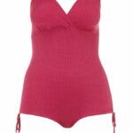 Pink Spot Swimsuit by Evans