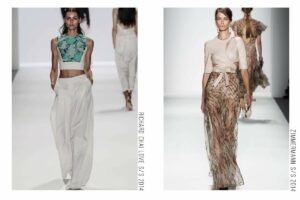Wide Leg Pant Trend Collage from moda obsesionada