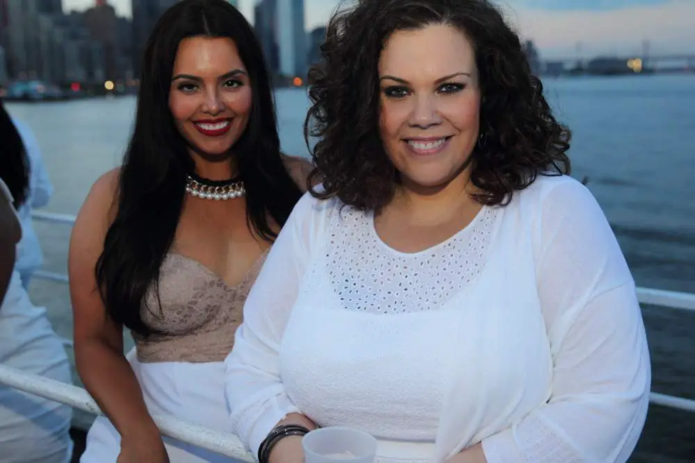 Plus size model and actress Rosie Mercado and Plus Model Magazine Editor in Chief Madeline Jones