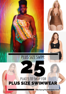 25 Places to Shop for Plus Size Swimwear on The Curvy Fashionista #TCFStyle
