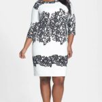 Look #3 Adrianna Papell Print Sheath Dress