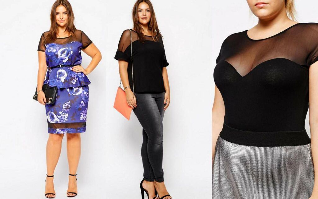 Plus Size Fashion Tips: How To Wear The Mesh Trend