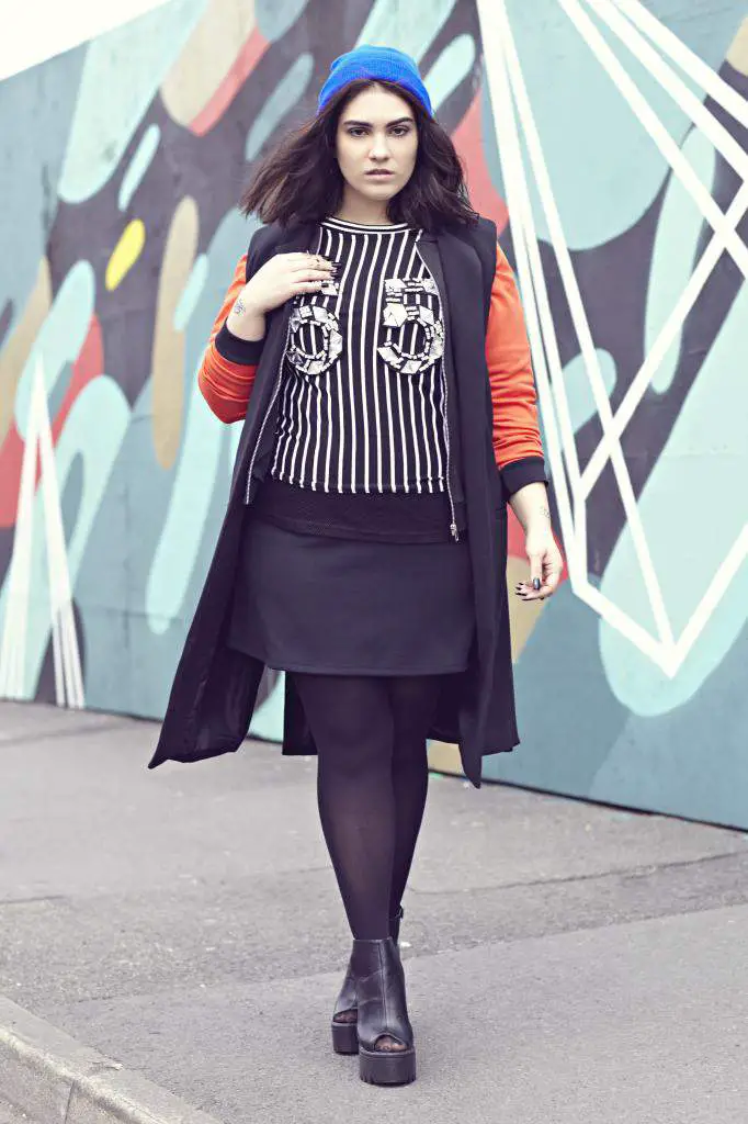 Nadia Aboulhosn Boohoo Plus Size Fall look Book