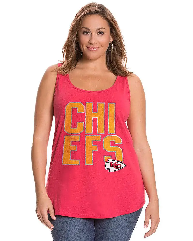 Lane Bryant NFL Plus Size Chiefs Tank