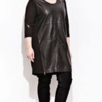 Puncak Plus Size Leather Dress by CarmaKoma