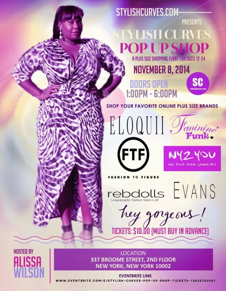 Plus Size Blogger, Alissa Launches the Stylish Curves Pop Up Shop