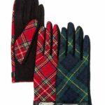 Bloomingdale's Plaid Tech Gloves