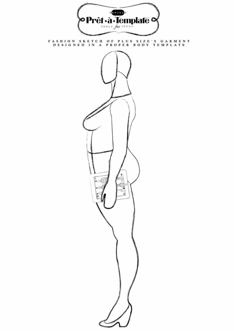 Prêt-à-Template- Your Plus Size Fashion Sketch App on The Curvy Fashionista