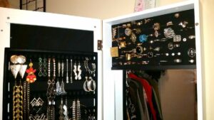 Inside My Closet: My New Wall Mount Jewelry Armoire