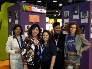 At the Women's Leadership Conference in California when I launched my online store