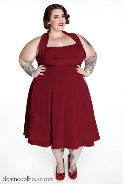 Domino Dollhouse Vintage Valentine Featuring Tess Holliday