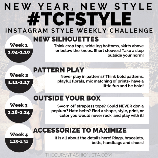 Join the #TCFStyle January Instagram Photo Challenge 