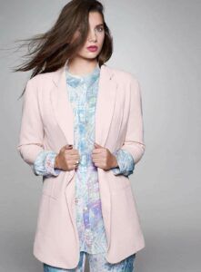 Cut for Evans Pink Jacket