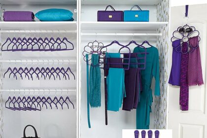 Five Tips To Keeping Your CLoset Organized- Huggable hangers complete set