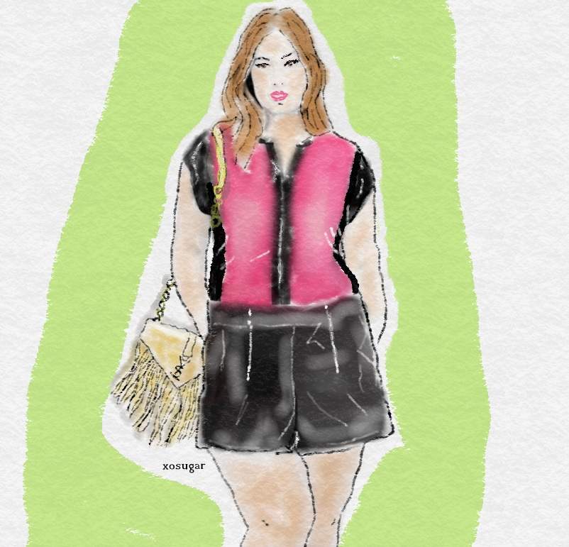 Spring 2015 Plus Size Trends- Spring Suede and Leather