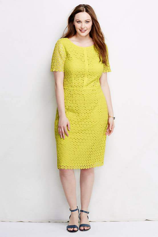 9 Petite Plus Size Spring Dresses on TheCurvyFashionista.com #TCFStyle