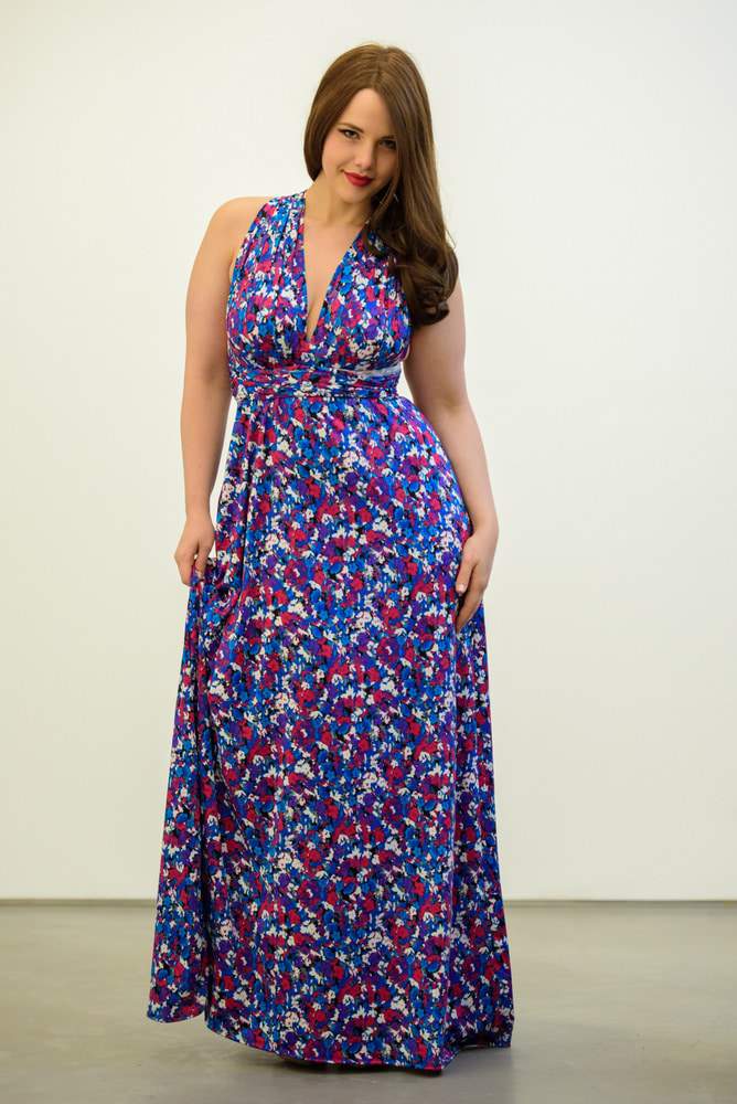 9 Petite Plus Size Spring Dresses on TheCurvyFashionista.com #TCFStyle