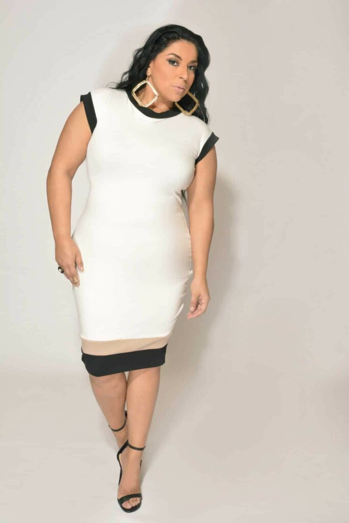 Plus Size Designer Christian Ome’shun: Urbane Chic Collection on TheCurvyFashionista.com